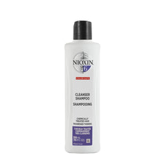 Nioxin System 6 Scalp Cleansing Shampoo with Peppermint Oil, For Bleached & Chemically Treated Hair with Progressed Thinning, 10.1 fl oz