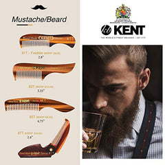 Kent 85 T Handmade Limited Edition Sawcut Beard and Mustache Comb, 1 g (Pack of 1)