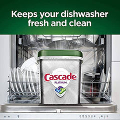 Cascade Platinum Dishwasher Detergent ActionPacs, Fresh Scent - Zecoya