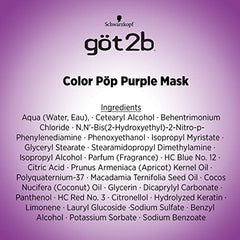 Schwarzkopf Got2b Color Pop Semi Permanent Hair Color, Purple, 150ml