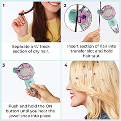 Conair Quick Gems, Add Sparkle to Your Hair Easily with Quick Gems Hair Jeweler from Conair