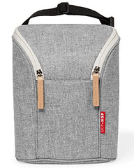 Skip Hop Baby Bottle Bag, Grab & Go, Grey Melange