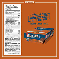 CLIF BUILDERS™  - Protein Bars - Chocolate Peanut Butter Flavour - (68 Gram Non-GMO Bars, 12 Count)