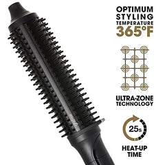 ghd Rise Hot Air Hair Brush ― Professional Volumizing Blow Dryer Curling Brush to Dry Hair for Maximum Lift with Safer-for-Hair Optimum Styling Temperature ― Black