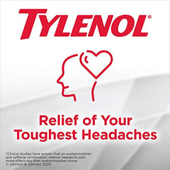 Tylenol Ultra Relief for Headache and Migraine Pain, eZTABS,20 Tablets