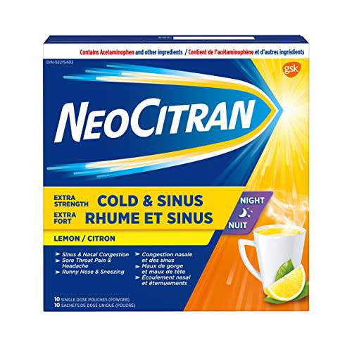 NEOCITRAN® ES Cold & Sinus Night Lemon