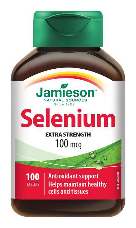 Jamieson Selenium 100mcg 100 Tablets