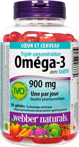 Triple Strength Omega-3 plus CoQ10, 900mg/100mg (EPA · DHA)