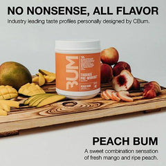 RAW Thavage Pre Workout - Peach Bum | Chris Bumstead Pre Workout Formula, Sports Nutrition Pre-Workout Powders | Men & Womens Preworkout Drink, Energy Powder for Working Out | 40 Servings