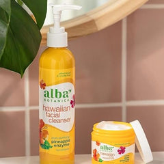 Alba Botanica Hawaiian Skin Care Pineapple Enzyme Facial Cleanser, 8 Fluid Ounce