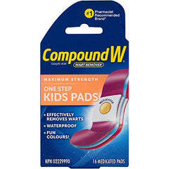 Compound W Maximum Strength One Step Kids Pads