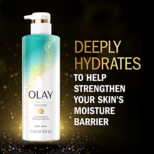 Olay Cleansing & Strengthening Body Wash with Ceramide and Vitamin B3 Complex, 591mL