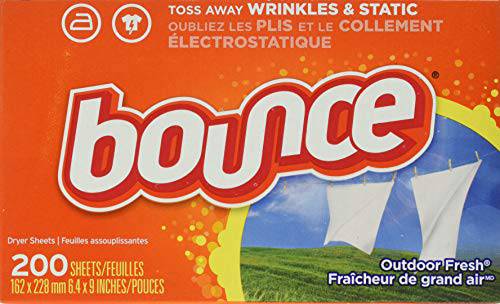 Bounce Fabric Softener Dryer Sheets, Outdoor Fresh - Zecoya