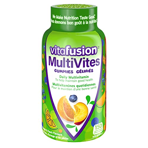 Vitafusion MultiVites Adult Multivitamin Gummies, Source Of 12 Essential Nutrients, 150 Gummies, 2.5 Month Supply, Packaging May Vary
