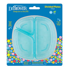 Dr. Brown's Divided Plates, 3 Pack