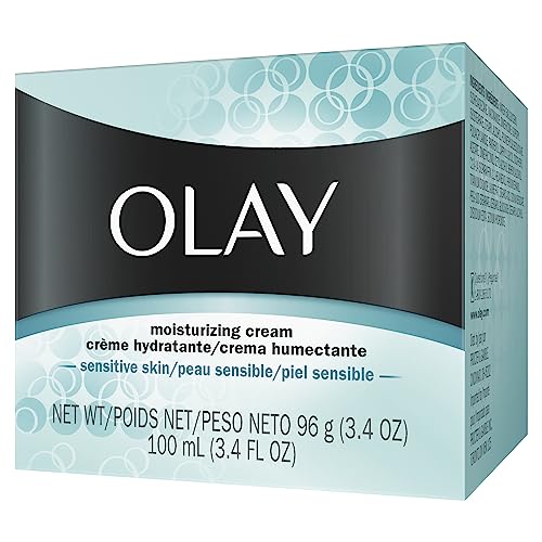 Olay Moisturizing Sensitive Skin Cream with Vitamin B3, Niacinamide, 100 mL