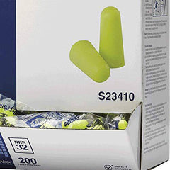 Sellstrom S23410 Foam Plug-Uncorded-200PR/Disp, Standard, Hi/Viz Green (Pack of 200)