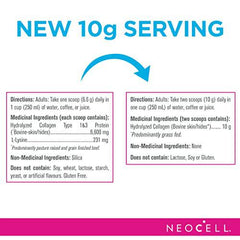 NeoCell Super Collagen Peptides Powder, 10 g Collagen per serving, Supports Healthy Hair, Skin, & Nails, 20 servings