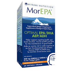 Minami MorEpa Optimal Epa/Dha Softgels, 60 Count, Orange