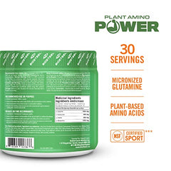 BioSteel Plant-Amino Power BCAA Powder, Fermented Plant-Based Amino Acids, Non-GMO Formula, Citrus Twist, 30 Servings