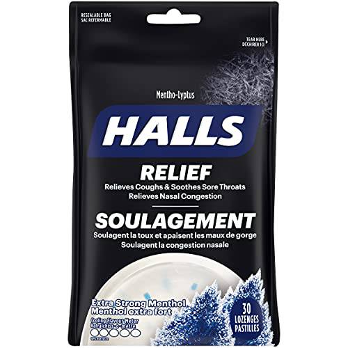 HALLS Mentho-Lyptus Extra Strong Bag, 30 Lozenges