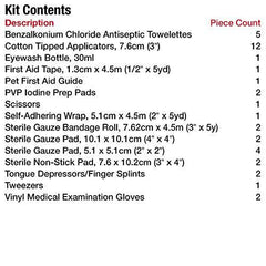 First Aid Central 39 Piece Pet First Aid Kit (AZ-PETBFAK)