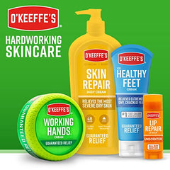 O'Keeffe's Healthy Feet Night Treatment Foot Cream, Restorative Lotion Works While You Sleep, Deep Conditioning Oils, Two 7oz/198g Tubes, (Pack of 2), 107610
