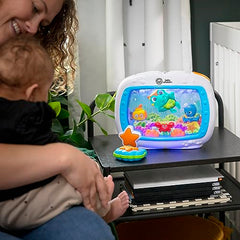 Baby Einstein Sea Dreams Soother Crib Toy with Remote, Lights and Melodies for Newborns and up