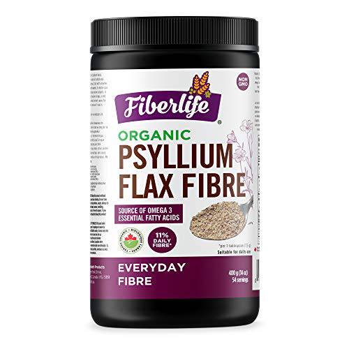 Fiberlife Organic Psyllium Flax Fiber, 400gm