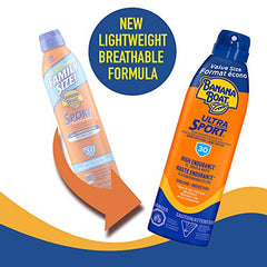 Banana Boat Ultra Sport Sunscreen Spray, NEW FORMULA, Spf 30, Value Size, 226g