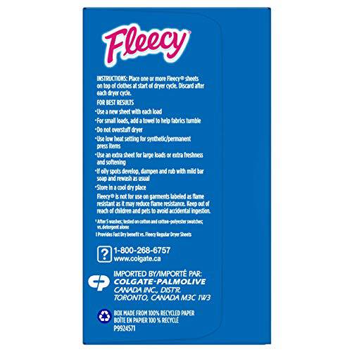 Fleecy Complete Fabric Softener Fabric Sheets Field Flower - Zecoya