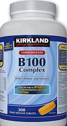 Krikland Signature Kirkland Signature Vitamin B 100 Complex (300 Tablets), 300 Count