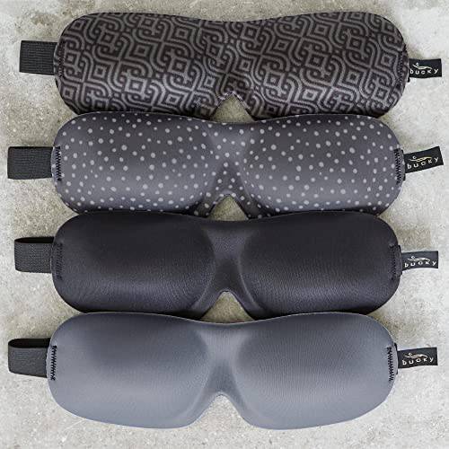 Bucky 40 Blinks No Pressure Printed Eye Mask for Travel & Sleep, Granite Dots, One Size