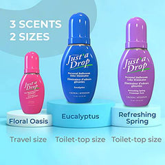 Just'a Drop Toilet Odour Eliminator, Assorted 3 Pack, 36 ml, Assorted Scents - Zecoya