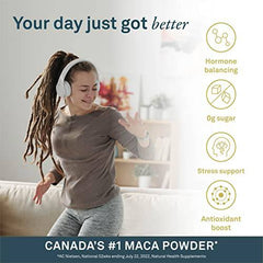 Organika Maca Certified Organic Powder- Gelatinized for High Bioavialability, Hormone Balance, Adaptogen to Help with Stress and Energy- 400g