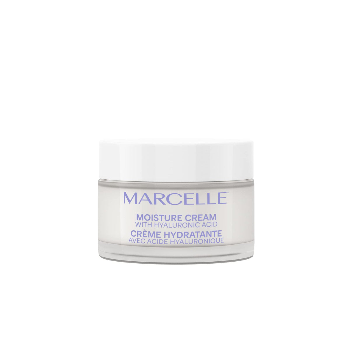 Marcelle Moisture Cream with Hyaluronic Acid, Vegan, Cruelty-Free, Clean Formula, Non-Comedogenic, Fragrance-Free, Paraben-Free, Mineral Oil-Free, Hypoallergenic, 50 mL