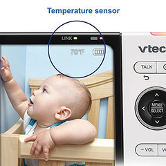 VTech VM818HD Video Monitor, 5-inch 720p HD Display, Night Light, 110-degree Wide-Angle True-Color Day Vision, HD No-Glare Night Vision, Best-in-Class 1000ft Range, 2-Way Talk