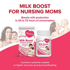 Lactation Supplement for Increased Breast Milk, with Fenugreek, Fennel and Essential Nutrients, Safe for Breastfeeding Mom and Baby - 30 Days Supply - Allmom's Choice