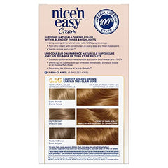 Clairol Nice'n Easy Permanent Hair Dye, 6.5G Lightest Golden Brown Hair Color, 1 Count