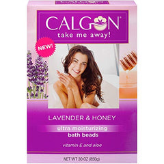 Calgon Ultra-Moisturizing Bath Beads (Lavender and Honey, 30-Ounce), 850 g (Pack of 1)