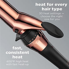 Conair Infinitipro Rose Gold Titanium Curling Iron, 1 1/4-Inch