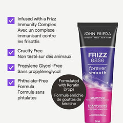 John Frieda Frizz Ease Forever Smooth Shampoo with Anti-Frizz Immunity Complex (250 mL)