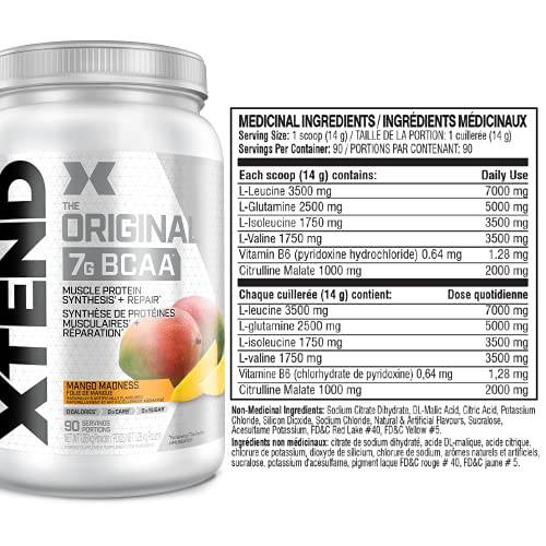 SCIVATION Xtend Bcaa Mango 90 Serves 90 count, Multi-colored