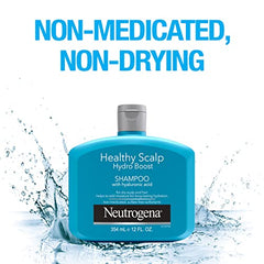 Neutrogena Moisturizing Healthy Scalp Hydro Boost Shampoo for Dry Hair and Scalp, with Hydrating Hyaluronic Acid, pH-Balanced, Paraben & Phthalate-Free, Color-Safe, 354 ml