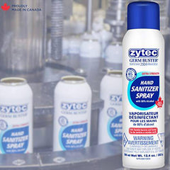 zytec Germ Buster Sanitizer Spray Extra Strength 80-Percent, 352 Gram