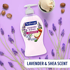 Softsoap Antibacterial Liquid Hand Soap Refill - Lavender & Shea Butter 1.47 Liters - Moisturizing Hand Wash, Savon a Main, Dermatologically Tested, for Soft Smooth Skin