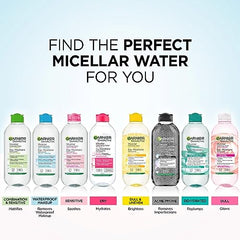 Garnier Micellar Cleansing Water, All-in-One Makeup Remover, Cleanses and Soothes Skin, Ideal for Face, Eyes & Lips, No Rinsing, For Dry & Sensitive Skin, 400ml