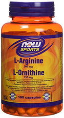 Now Foods L-Arginine/Ornithine 500/250 100cap