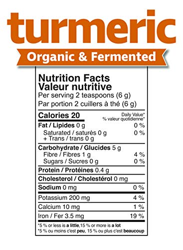 Prairie Naturals Organic and Fermented Turmeric Powder 150 gram