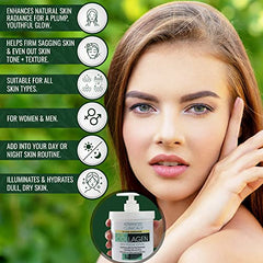 Advanced Clinicals Collagen Lotion Dry Skin Rescue Face & Body Moisturizing Skin Care Cream For Lifting, Firming, & Tightening Skin. Anti Aging Skincare Moisturizer Helps Hydrate Skin, Large 16 Ounce